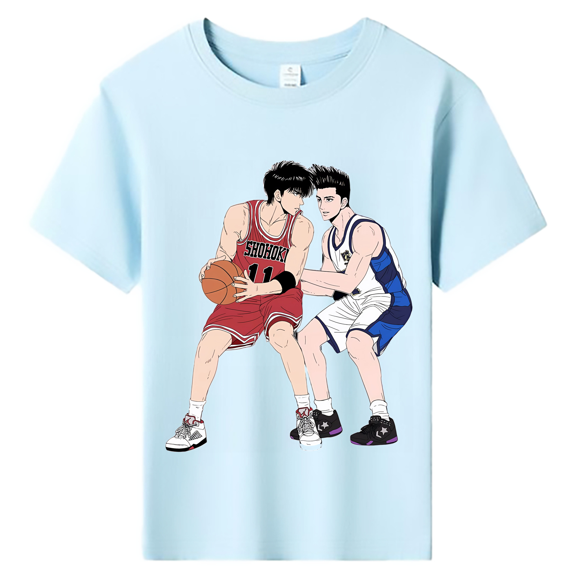 （画像用） SLAM DUNK／スラムダンク 綿100％キッズTシャツ（フロントプリント）